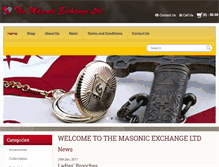 Tablet Screenshot of masonicexchange.co.nz
